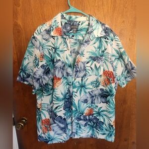 Mens Hawaiian dress shirt